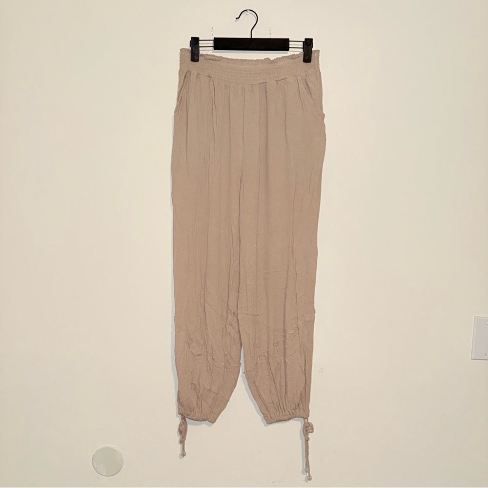 Vintage Havana | Tan High Waisted Pants